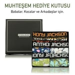 Anthony Jackson Likralı 5'li-3'lü Kutu Desenli Premium Erkek Boxer Palm Horizon