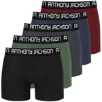 Anthony Jackson Likralı 5'li Kutu Premium Erkek Modal Boxer