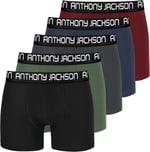 Anthony Jackson Likralı 5'li Kutu Premium Erkek Modal Boxer