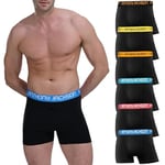 Anthony Jackson Likralı 6'lı Kutu Premium Erkek Boxer Color