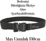 Anti Alerjik Kobra Kemer Taktikal Klipsli Plastik Tokalı 8683255012688