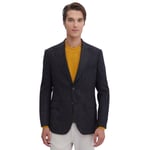 Antrasit Desenli Modern Fit Yün Karışımlı Ceket