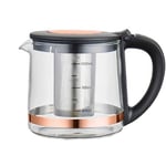 Any Morning 1 L Cam Demlikli 2 L Çelik Su Isıtıcılı Çay Makinesi, Kablosuz Tabanlı DE23203SX
