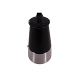 Any Morning FE001-6 Espresso Kahve Makinesi Paslanmaz Çelik İndüksiyonlu Moka Pot 300 Ml Siyah