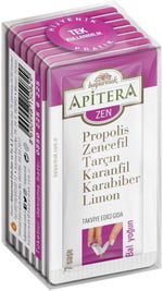 Apitera Zen 7 g x 7 Adet (Zencefil, Propolis, Tarçın, Karanfil, Karabiber, Limon, Bal)