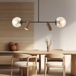 Apliqa Alkan Siyah 4lü Sarkıt Modern Retro Tasarım Spot Avize