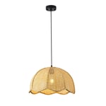 Apliqa Alvise Tekli Hazeran Model Rattan Modern Tasarım Oturma Odası Avize