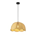 Apliqa Alvise Tekli Hazeran Model Rattan Modern Tasarım Oturma Odası Avize