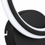 Apliqa Besta Siyah 102 Watt Duvar Lambası Modern Tasarım Salon Led Aplik