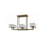 Apliqa Brambles 6'lı Eskitme Kristalli Taşlı Modern Tasarım Kristal Salon Avize