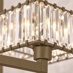 Apliqa Brambles 6'lı Eskitme Kristalli Taşlı Modern Tasarım Kristal Salon Avize