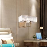 Apliqa Brambles Eskitme Kristal Taşlı Duvar Lambası Yatak Odası-yatak Başı-salon Için Aplik