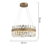 Apliqa Brampton 50'lik Eskitme 3 Renkli 94 Watt Ledli Yemek Masası Üstü, Oturma Odası, Salon Avize