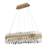 Apliqa Brampton 6'lı Sıralı Eskitme 3 Renkli 100 Watt Ledli Yemek Masası Üstü, Oturma Odası, Salon Avize