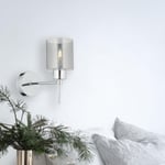 Apliqa Cemre Krom Duvar Lambası Yatak Odası-yatak Başı-banyo İçin Modern Aplik