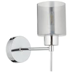 Apliqa Cemre Krom Duvar Lambası Yatak Odası-yatak Başı-banyo İçin Modern Aplik