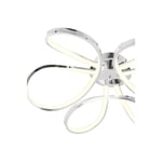 Apliqa Chalda Krom Plafonyer Modern Salon Led Avize