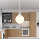Apliqa Damla Tekli Beyaz Modern Sarkıt Mutfak Salon Sarkıt Avize