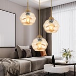 Apliqa Darko 3lü Yuvarlak Eskitme Modern Sarkıt Oturma Odası Salon Sarkıt Avize