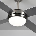 Apliqa Ellis 4'lü Modern Tasarım Tavan Vantilatörü Led Avize Kumandalı Mobil Uygulamalı 3 Renk Aydınlatma Sessiz Dc Motor