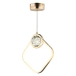 Apliqa Frieda Tekli 3 Renkli 17 Watt Gold Ledli Modern Oturma Odası Salon Sarkıt Avize