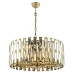 Apliqa Gallıano Eskitme Kristalli, Taşlı Modern Tasarım Kristal Salon Avize