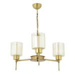 Apliqa Goldie 3 Lü Eskitme Modern Sarkıt Mutfak Salon Avize