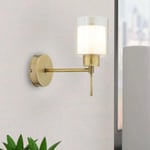 Apliqa Goldie Eskitme Duvar Lambası Yatak Odası-yatak Başı-banyo İçin Modern Aplik