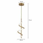 Apliqa Leatrice Tekli Eskitme 3 Renkli 20 Watt Ledli Modern Oturma Odası, Koridor, Salon Led Avize