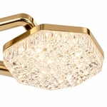 Apliqa Matiz 3'lü Gold 48 Watt Plafonyer 3 Renkli Led Avize