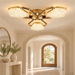 Apliqa Matiz 3'lü Gold 48 Watt Plafonyer 3 Renkli Led Avize