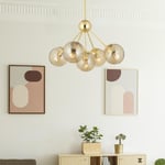 Apliqa Meyo 5li Gold Bal Camlı Modern Genç Odası Yatak Odası Salon Avize