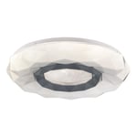 Apliqa Paris Tekli Beyaz 3 Renkli 37 Watt Ledli Modern Oturma Odası, Koridor, Salon Led Avize