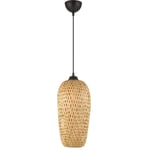 Apliqa Pedri Tekli Rattan Modern Tasarım Sarkıt Avize