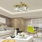 Apliqa Rivia 4 Lü Eskitme Plafonyer Kristalli Taşlı Modern Tasarım Kristal Salon Avize