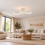 Apliqa Vetto Beyaz 38 Watt Plafonyer 3 Renkli Ledli Modern Mutfak Banyo Led Salon Sarkıt Avize