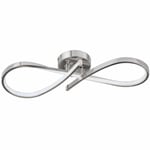 Apliqa Vetto Krom 38 Watt Plafonyer 3 Renkli Ledli Modern Mutfak Banyo Led Salon Sarkıt Avize