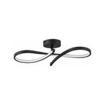 Apliqa Vetto Siyah 38 Watt Plafonyer 3 Renkli Ledli Modern Mutfak Banyo Led Salon Sarkıt Avize