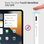 Apple iPad 2018-2024 için Stylus Kalem Apple Pencil 2. 1. Nesil için En İyi Alternatif& USB-C Daha Hızlı Şarj & Avuç İçi Reddetme, Dijital Planlayıcı, Dayanıklı Metal Değiştirme İpuçları.