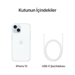 Apple iPhone 15 (128 GB) - Mavi - Seçenekler: 128 GB, 256 GB, 512 GB