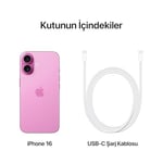 Apple iPhone 16 (128 GB) - Pembe