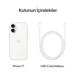 Apple iPhone 17 256 GB: ProMotion teknolojisine sahip 6.3 inç ekran, A19 Çip, Daha Pratik Grup Selfie’leri İçin Yeni Center Stage Ön Kamera, Çizilmelere Karşı Daha Dayanık - Seçenekler: 256 GB, 512 GB