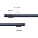 Apple M5 çipli 13 inç MacBook Air Laptop: 13.6 inç Liquid Retina Ekran, 10 CPU, 8 GPU, 16GB Birleşik Bellek, 512 GB SSD Depolam - Seçenekler: 512 GB, 1 TB, 16 GB Birleşik Bellek, 24 GB Birleşik Bellek