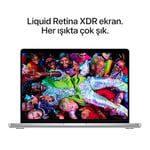 Apple MacBook Pro Laptop: M5 çip, 14.2 inç Liquid Retina XDR Ekran, Apple Intelligence için tasarlandı, 16 GB Birleşik Bellek, 1 TB SSD Depola - Seçenekler: 1 TB, 2 TB, 512 GB, 16GB Birleşik Bellek...