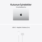 Apple MacBook Pro Laptop: M5 çip, 14.2 inç Liquid Retina XDR Ekran, Apple Intelligence için tasarlandı, 16 GB Birleşik Bellek, 1 TB SSD Depola - Seçenekler: 1 TB, 2 TB, 512 GB, 16GB Birleşik Bellek...