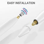 Apple Pencil 1. ve 2. Nesil iPad Pro Kalem ile Uyumlu Yedek İpuçları, Apple Pencil 2 Gen iPad Pro Kalem Beyaz 2'li Paket için Yüksek Hassasiyetli Apple Kalem Uçları