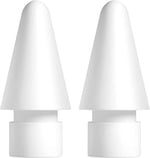 Apple Pencil 2 Gen iPad Pro Kalem ile Uyumlu 2 Paket Yedek İpuçları - iPad Kalem 1 st/Kalem 2 Gen için iPencil Ucu (Beyaz)