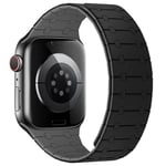 Apple Watch Band 49 mm 46 mm 45 mm 44 mm 42 mm 41 mm 40 mm 38 mm, iWatch Ultra 3/2/1 SE3 Serisi 11 10 9 8 7 6-1 için Silikon Manyetik Aya - Seçenekler: 42(Series 11/10)/41/40/38mm, 42mm/44mm/45mm/49mm