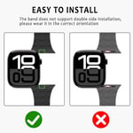 Apple Watch Band 49 mm 46 mm 45 mm 44 mm 42 mm 41 mm 40 mm 38 mm, iWatch Ultra 3/2/1 SE3 Serisi 11 10 9 8 7 6-1 için Silikon Manyetik Aya - Seçenekler: 42(Series 11/10)/41/40/38mm, 42mm/44mm/45mm/49mm