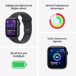 Apple Watch SE 3 GPS + Cellular 44 mm Yıldız Işığı Alüminyum Kasa Akıllı Saat ve Yıldız Işığı Spor Kordon - S/M. Fitness ve Uyku Takibi, Kalp Atış Hızı T - Seçenekler: S/M, M/L, kasa 40 mm, kasa 44 mm